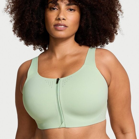 Victoria's Secret VSX Featherweight Max Front Close Sports Bra High Support 34B - Picture 5 of 11